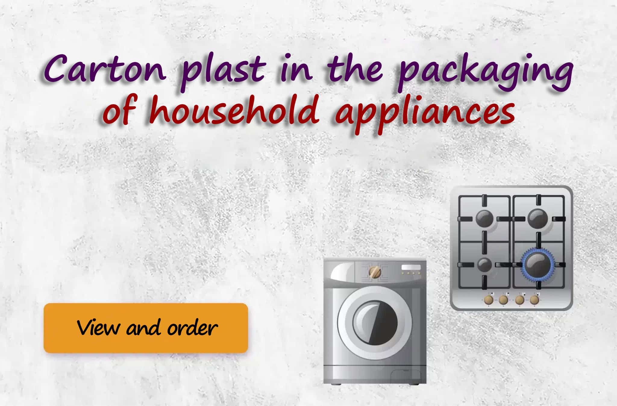 کارتن پلاست در بسته بندی لوازم خانگی