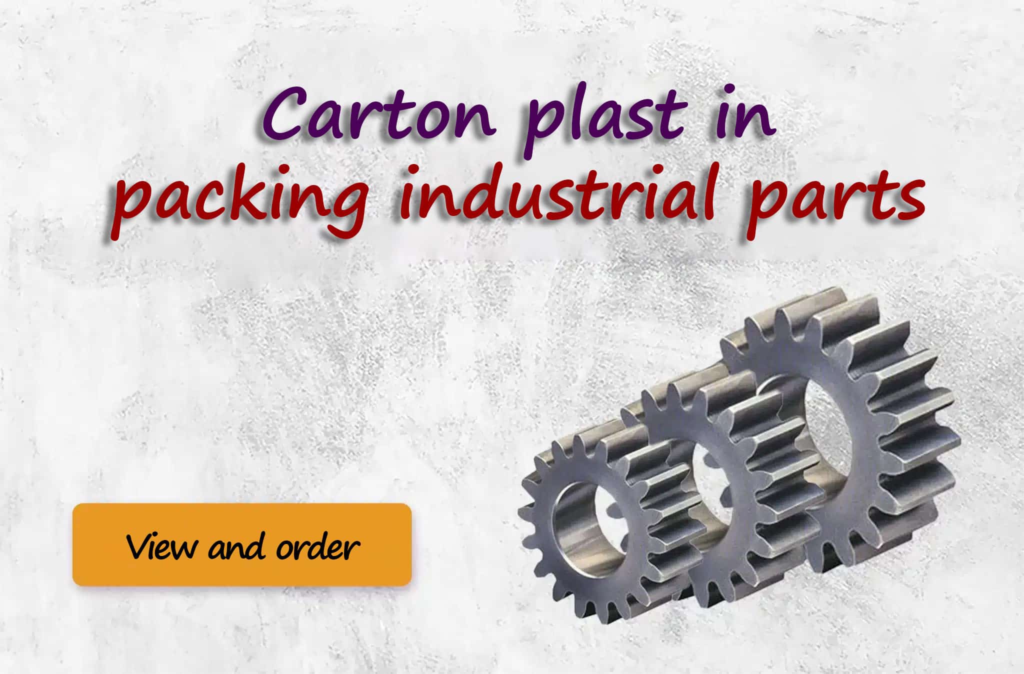 کارتن پلاست در بسته بندی قطعات صنعتی
