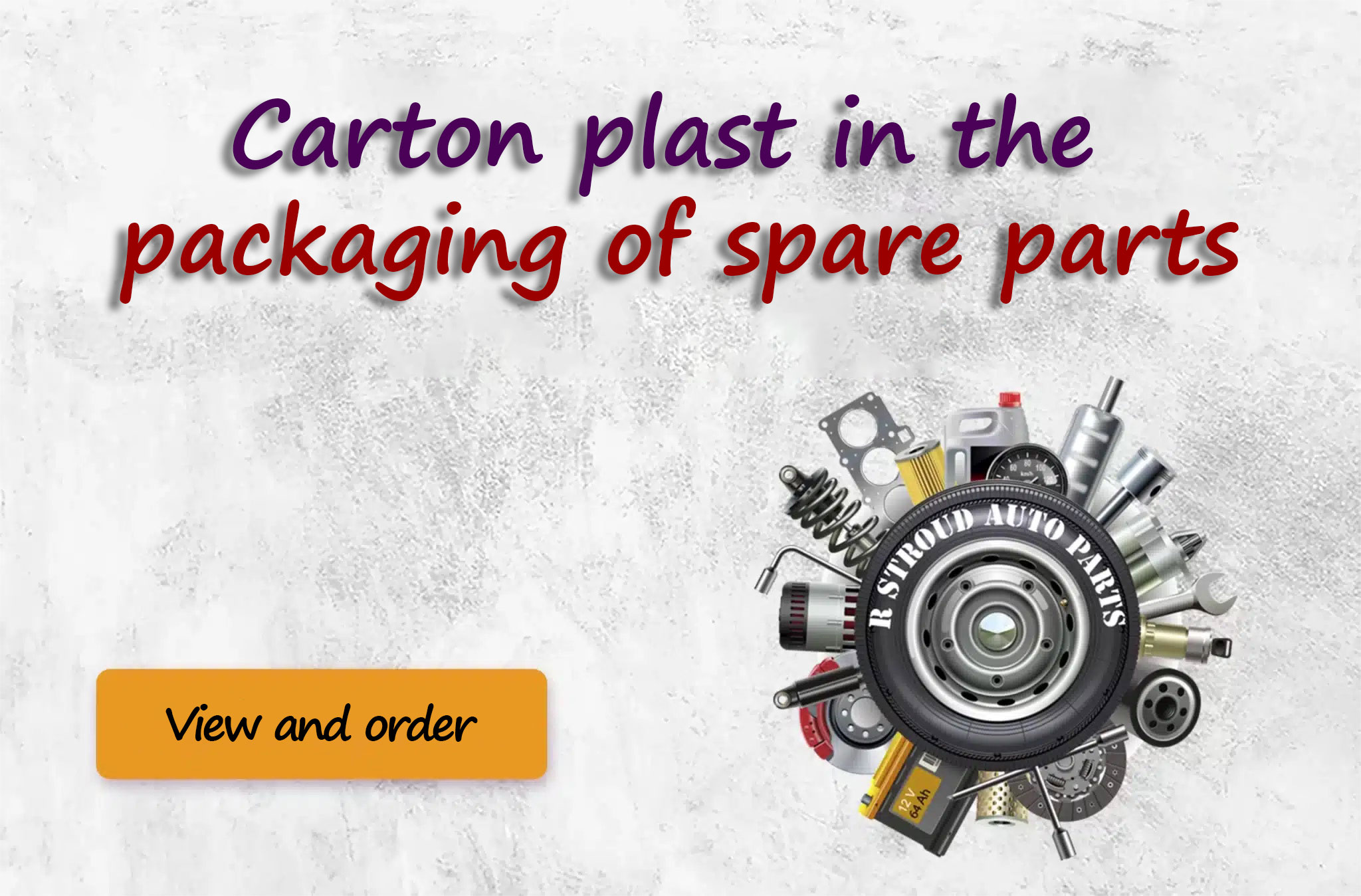 کارتن پلاست در بسته بندی لوازم یدکی