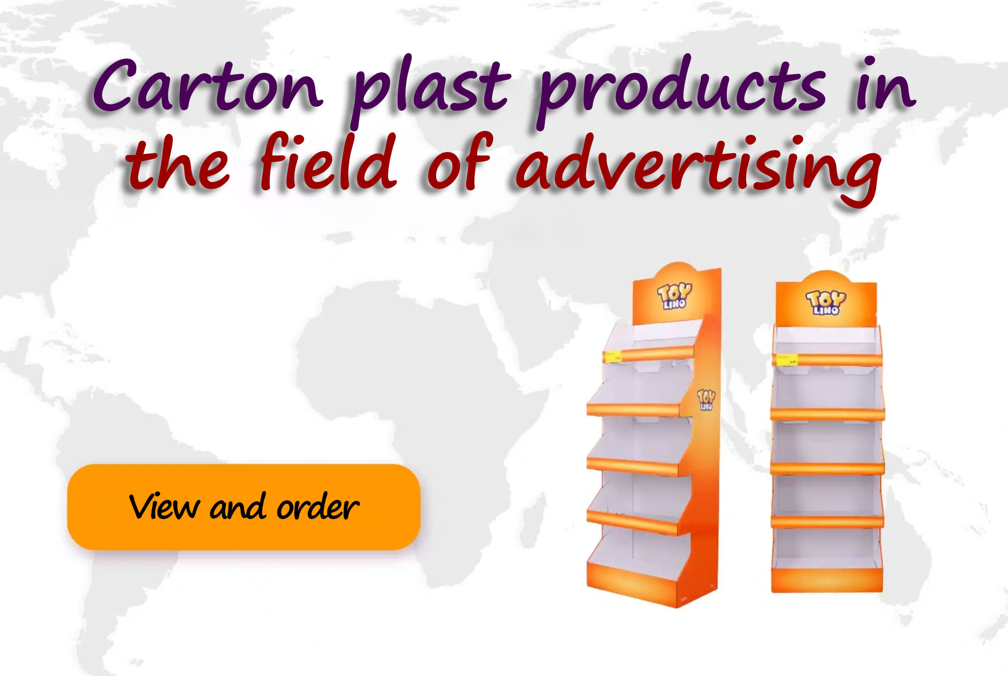 محصولات کارتن پلاست در حوزه تبلیغات